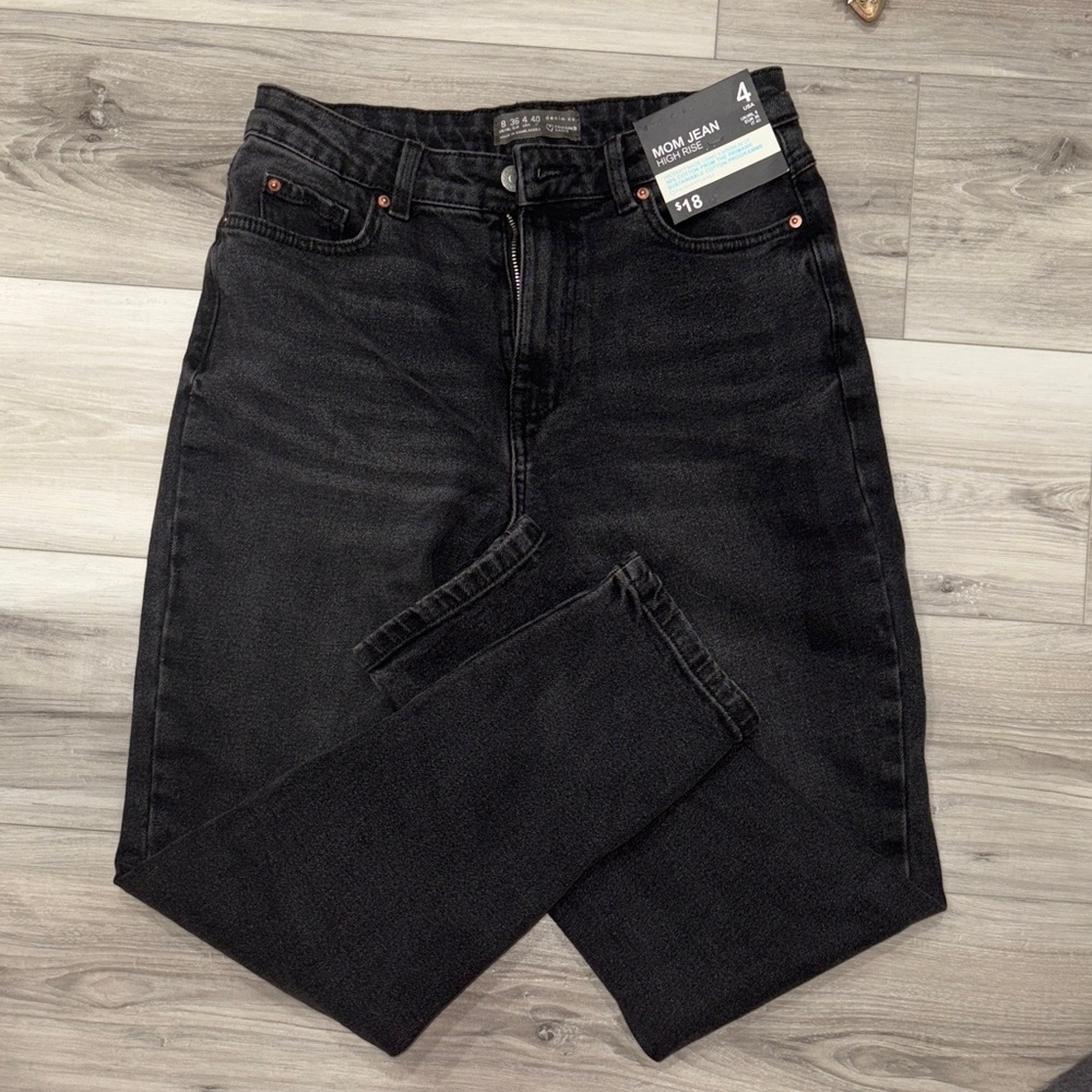 Primark High Rise Dark Women’s Mom Jeans Size 4